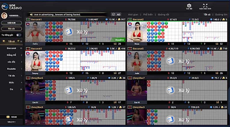 Một số trò chơi Live Casino Mg188 hot nhất hiện nay