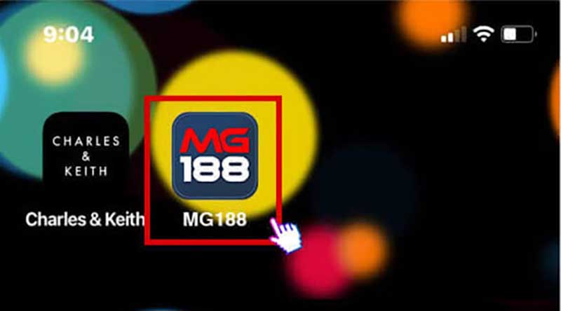 App Mg 188 tải về máy IOS sẽ hiển thị logo trên màn hình